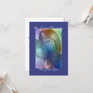 Rainbow Angel Sympathy Card