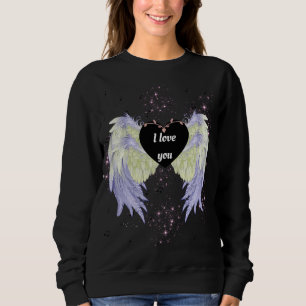 Rainbow angel wings sweatshirt
