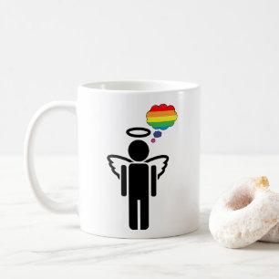 rainbow angelicon coffee mug