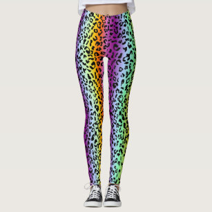 Rainbow Animal Print Leggings \u0026 Tights 