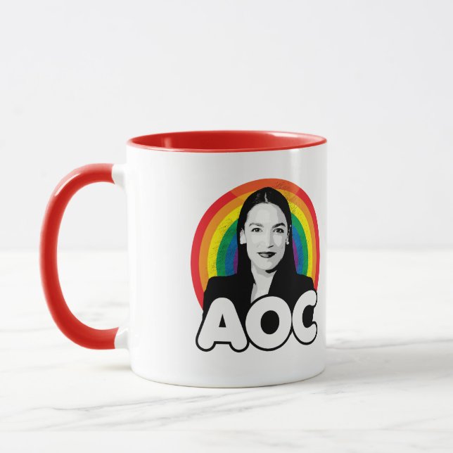 Rainbow AOC Mug (Left)