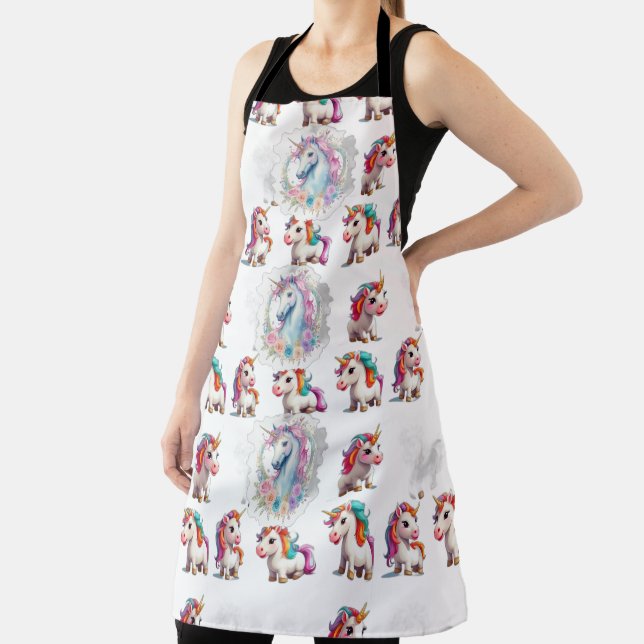 Rainbow Apron Unicorn (Insitu)