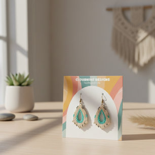 Rainbow Arch Earring Necklace Jewellery Display Ca