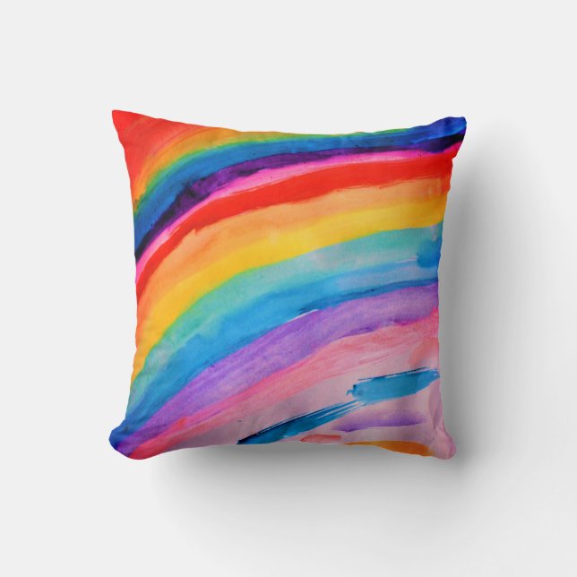 Rainbow Art Cushion (Front)