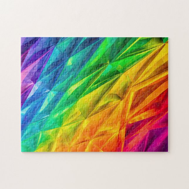 Rainbow Art Prism 3 Bold and Beautiful Jigsaw Puzz Jigsaw Puzzle (Horizontal)