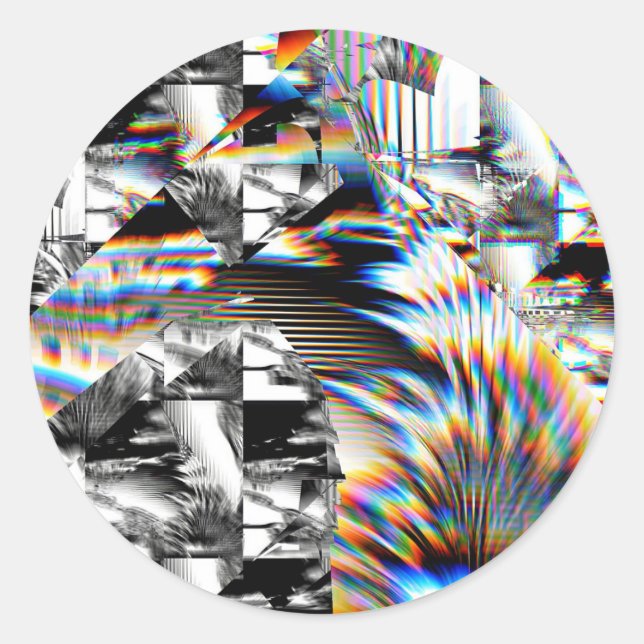 Rainbow Assault  Classic Round Sticker (Front)