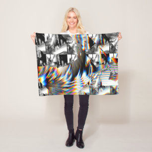 Rainbow Assault  Fleece Blanket