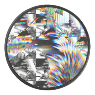 Rainbow Assault Hockey Puck