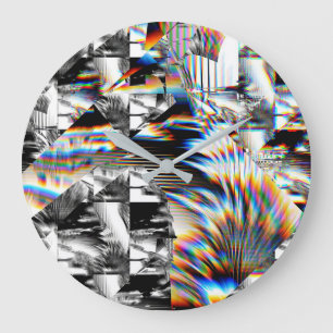 Rainbow Assault Large Clock