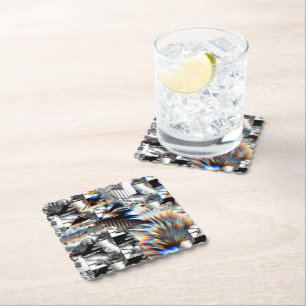 Rainbow Assault  Paper Coaster