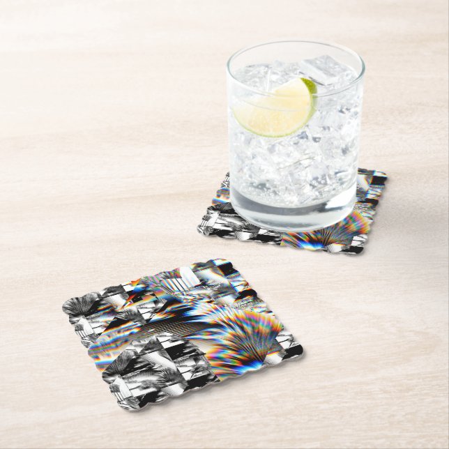 Rainbow Assault  Paper Coaster (Insitu)