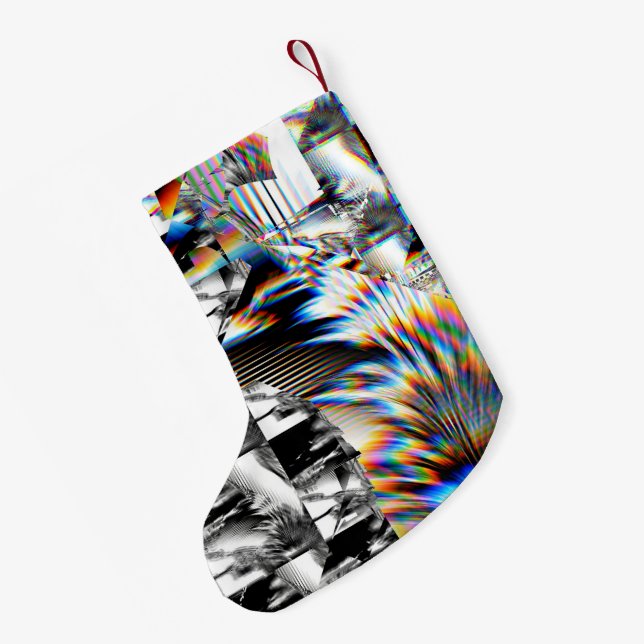 Rainbow Assault  Small Christmas Stocking (Back (Hanging))
