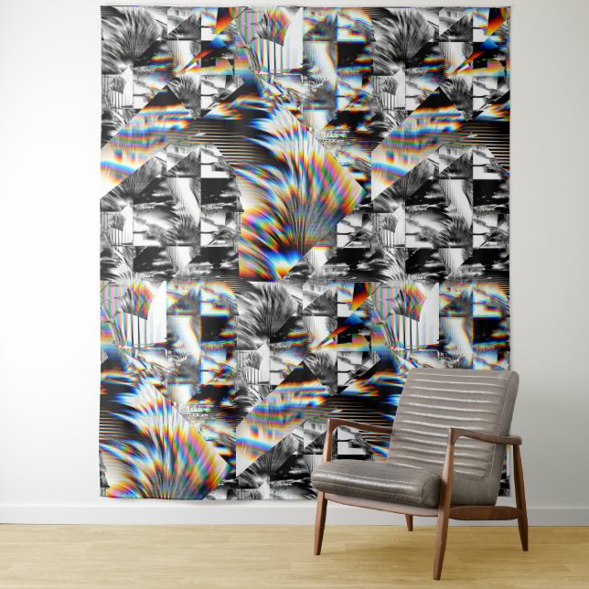 Rainbow Assault  Tapestry (In Situ)