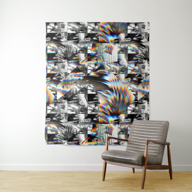 Rainbow Assault  Tapestry (In Situ)