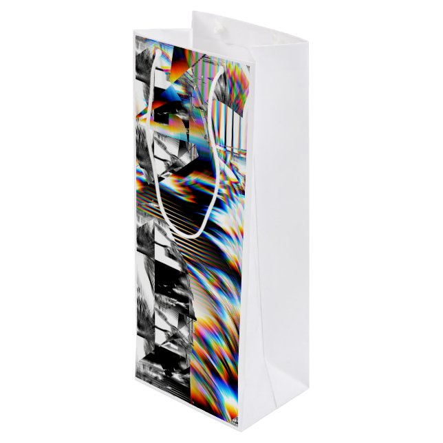 Rainbow Assault  Wine Gift Bag (Back Angled)