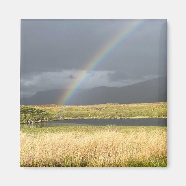 Rainbow at Corrour Scotland Magnet (Front)