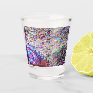 Rainbow Aura Crystals Shot Glass