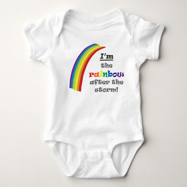 Rainbow Baby Baby Bodysuit (Front)