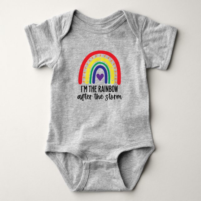 Rainbow Baby  Bodysuit (Front)