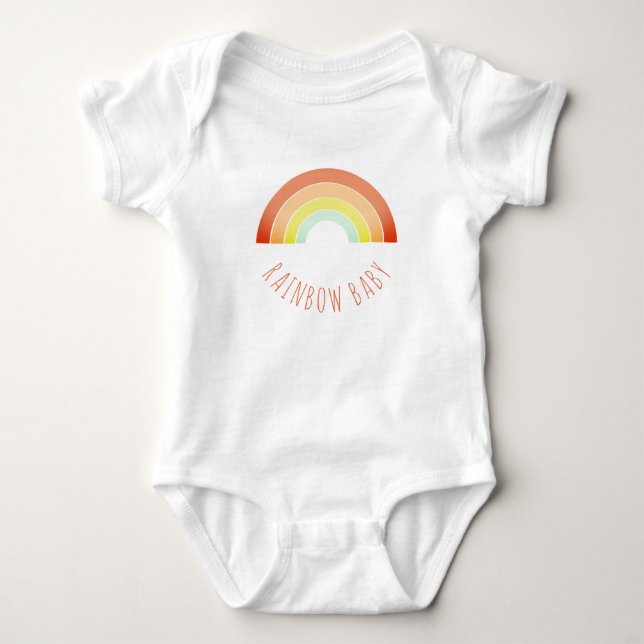 Rainbow Baby Colourful Bodysuit (Front)