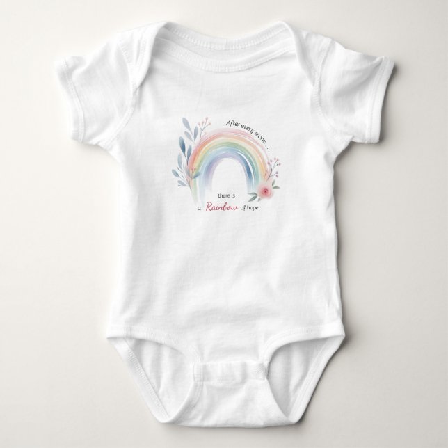 Rainbow Baby Miracle  Bodysuit (Front)