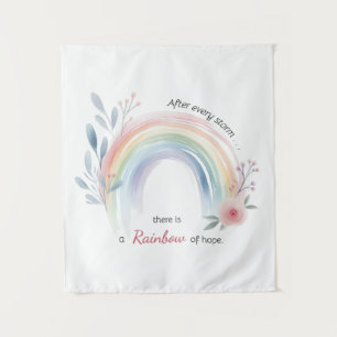 Rainbow Baby Miracle Photo Backdrop Tapestry