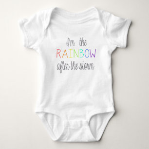 Rainbow Baby Outfit Bodysuit