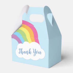Rainbow Baby Shower Favour Box