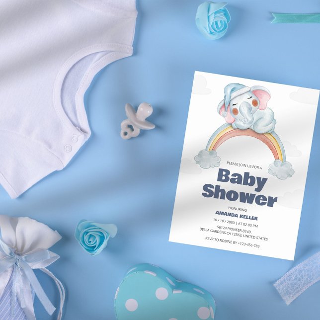 Rainbow Baby Shower Invitation (Creator Uploaded)