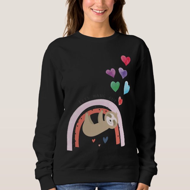 Rainbow Baby Sloth Sweatshirt (Front)