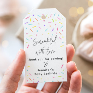 Rainbow Baby Sprinkle Thank You Gift Tags