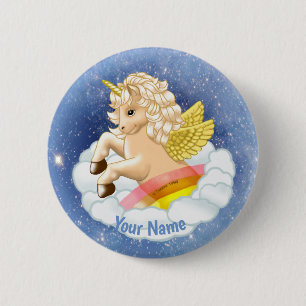 Rainbow Baby Unicorn  pin