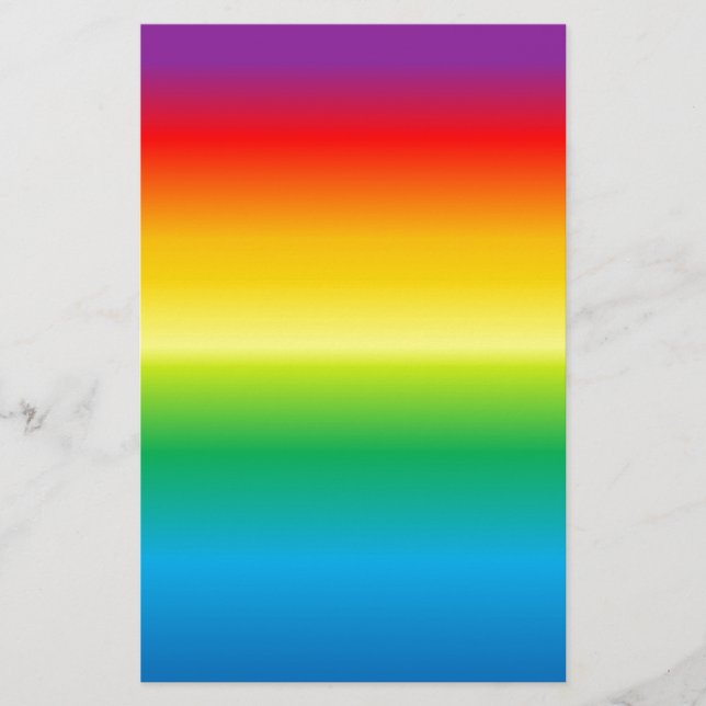 rainbow background colourful stationery (Front)