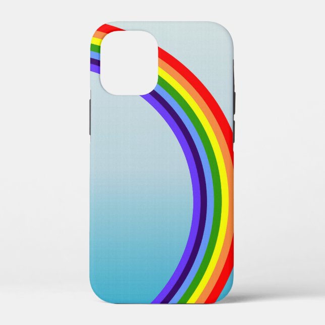 Rainbow background,digital paper,sky,clouds,rainbo Case-Mate iPhone case (Back)