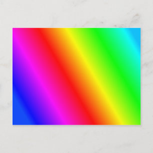 Rainbow Background Postcard