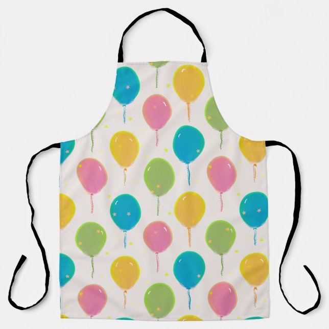 Rainbow balloon  apron (Front)