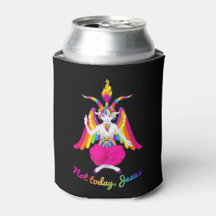 Rainbow Baphomet Not Today Jesus Kawaii Hail Satan Can Cooler