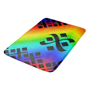 Rainbow Bath Mat