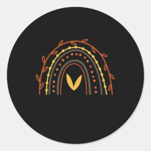 Rainbow Be Kind To Your Mind Mental Health Matters Classic Round Sticker