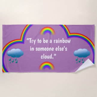 'Rainbow' Beach Towel