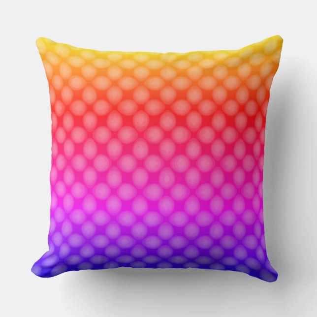 Rainbow Beads  Cushion (Front)