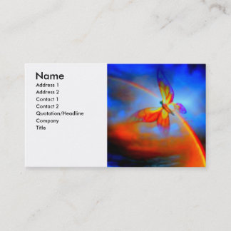 Rainbow beauty business card
