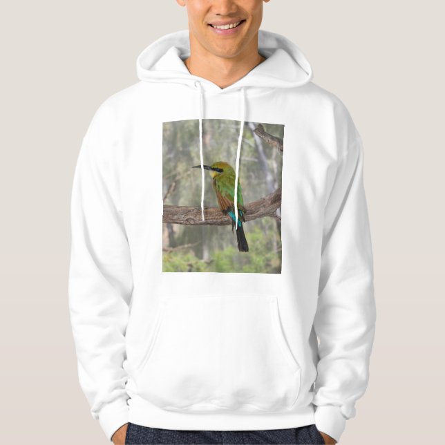 Rainbow bee-eater bird, Australia Hoodie (Front)