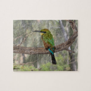 Rainbow bee-eater bird, Australia Jigsaw Puzzle