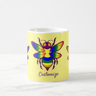 Rainbow Bee Thunder_Cove Coffee Mug