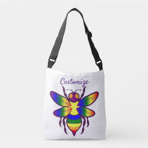 Rainbow Bee Thunder_Cove Crossbody Bag