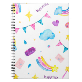 Rainbow - Believe in Magic Notebook