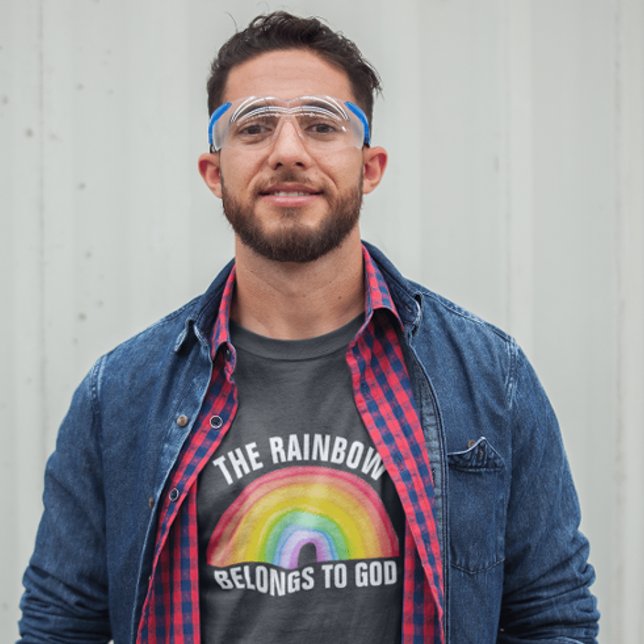RAINBOW BELONGS TO GOD CHRISTIAN T-Shirts (Creator Uploaded)