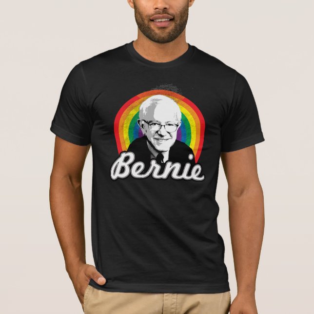 Rainbow Bernie T-Shirt (Front)