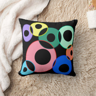 Rainbow Billiard Balls design Cushion
